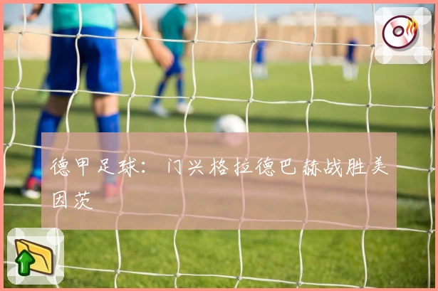 德甲足球：门兴格拉德巴赫战胜美因茨